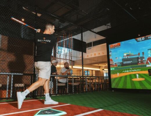 HitTrax Batting Cage