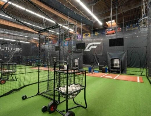 HitTrax Batting Cage
