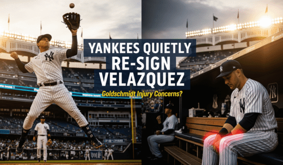 Yankees Quietly Re-Sign Velazquez: Goldschmidt Injury Concerns?