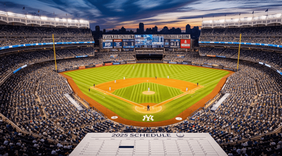 Yankees Home Schedule 2025: All Yankees Games in New York