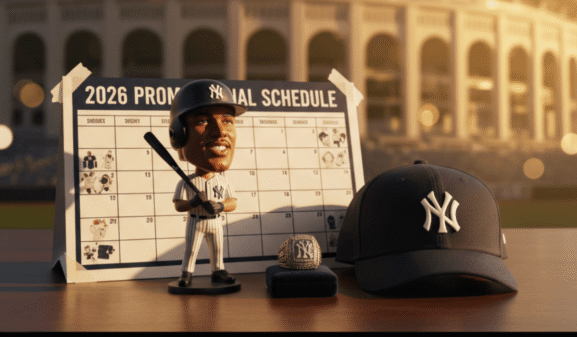 New York Yankees 2026 Promotional Schedule Release Date