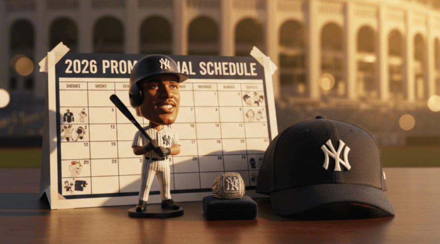 New York Yankees 2026 Promotional Schedule Release Date