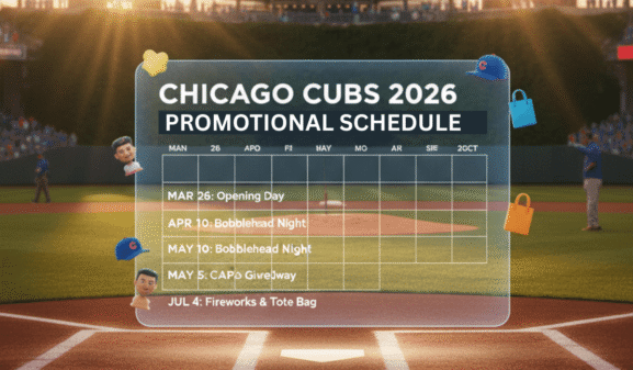 Chicago Cubs 2026 Promotional Schedule Release Date