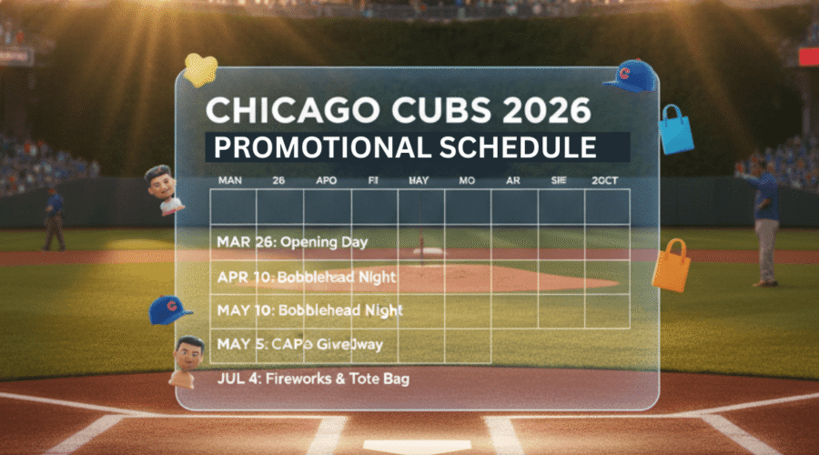 Chicago Cubs 2026 Promotional Schedule Release Date