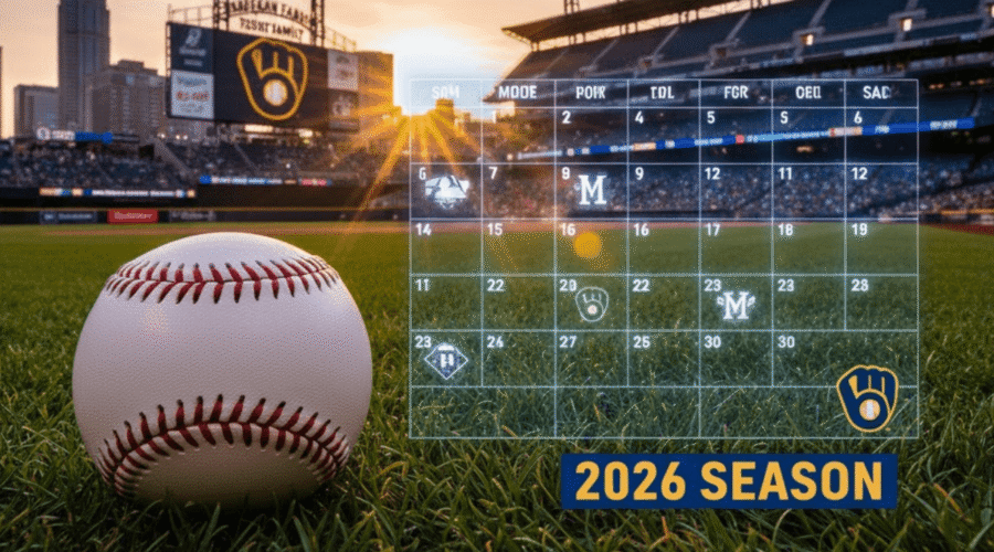 Milwaukee Brewers 2026 Season Schedule: Printable PDF Download