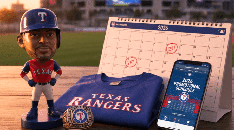 Texas Rangers 2026 Promotional Schedule Release Date