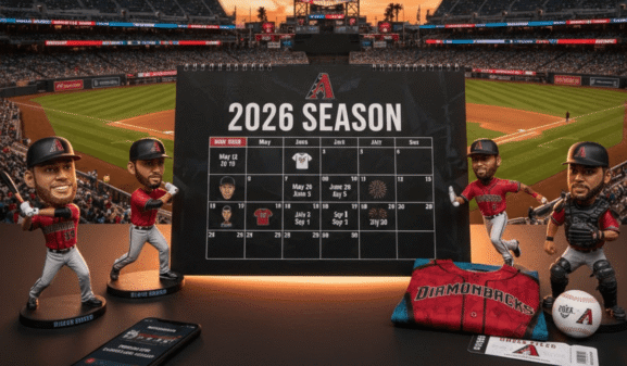 Arizona Diamondbacks 2026 Promotional Schedule Release Date