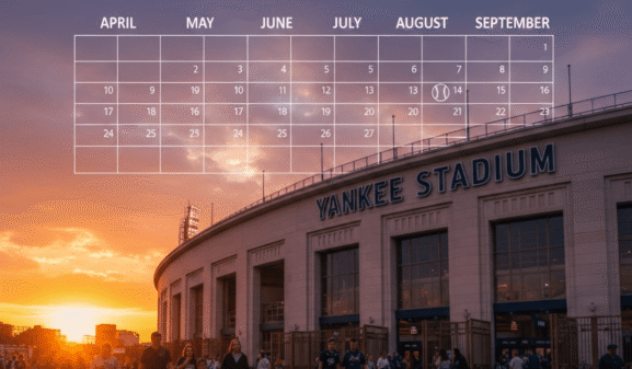 New York Yankees 2026 Home Games Schedule: Month-by-Month Guide