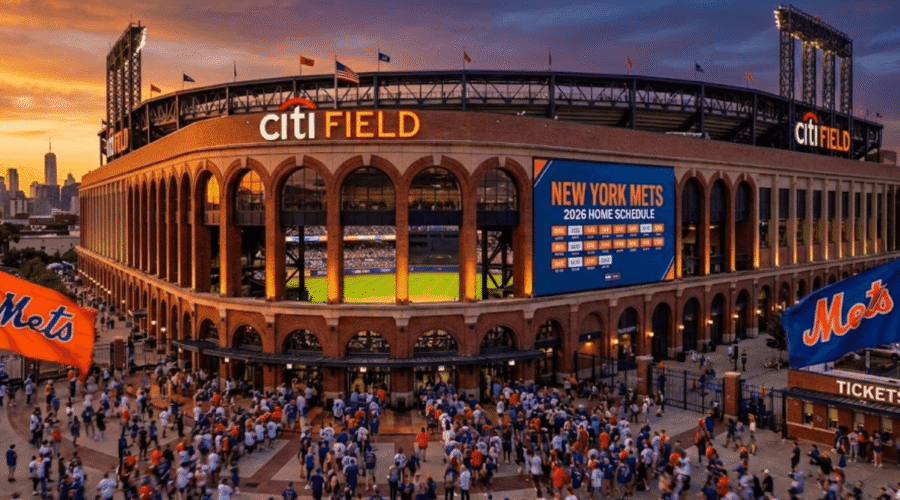 New York Mets 2026 Home Games Schedule