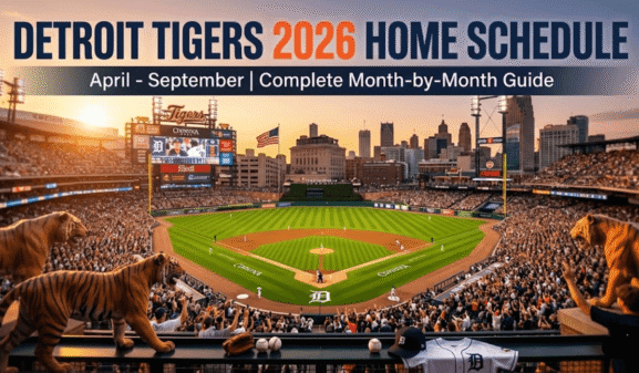 Detroit Tigers 2026 Home Games Schedule: Complete Guide