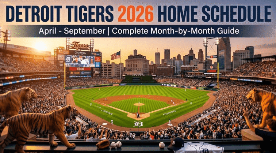 Detroit Tigers 2026 Home Games Schedule: Complete Guide