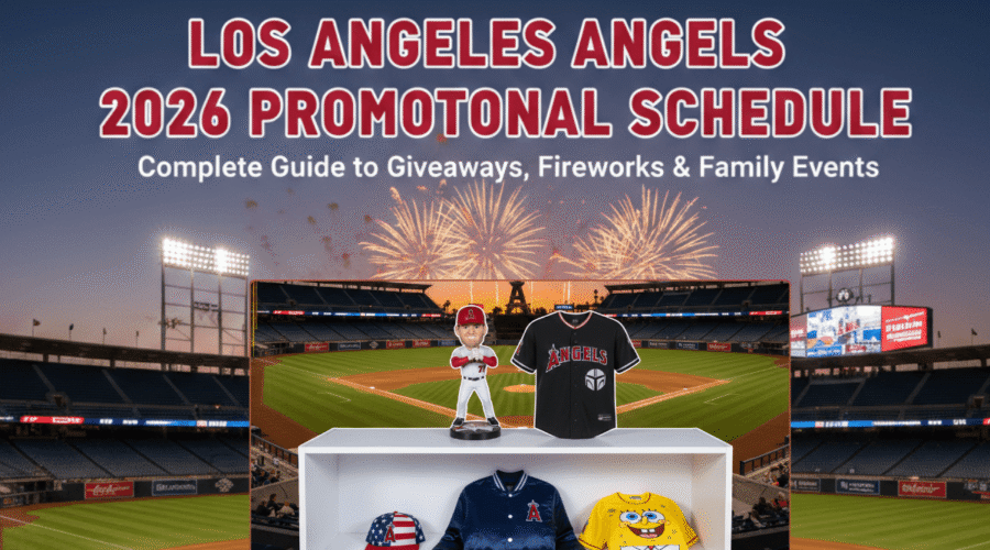 Los Angeles Angels 2026 Promotional Schedule: Giveaways, Fireworks, and Family Fun