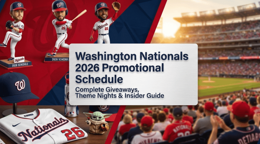 Washington Nationals 2026 Promotional Schedule: Giveaways & Theme Nights