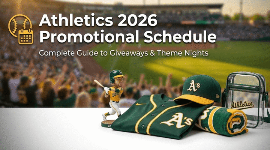 Athletics 2026 Promotional Schedule: Giveaways and Theme Nights