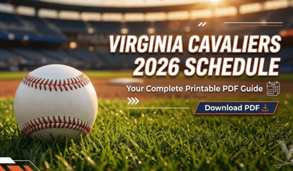 Virginia Cavaliers 2026 Schedule: Printable PDF Guide