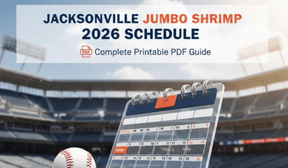 Jacksonville Jumbo Shrimp 2026 Schedule: Printable PDF