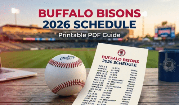 Buffalo Bisons 2026 Schedule: Printable PDF