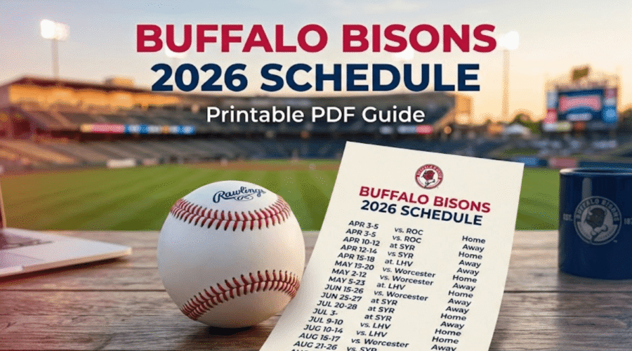 Buffalo Bisons 2026 Schedule: Printable PDF