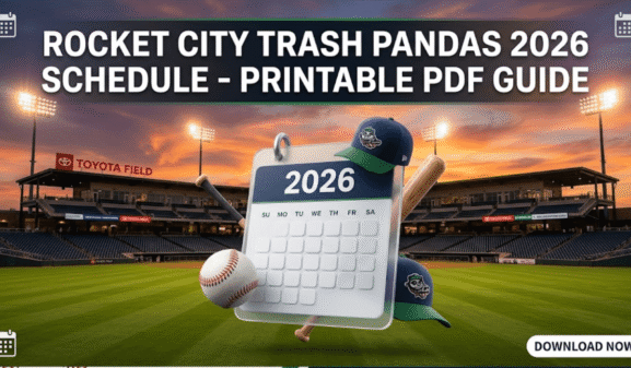 Rocket City Trash Pandas 2026 Schedule: Printable PDF