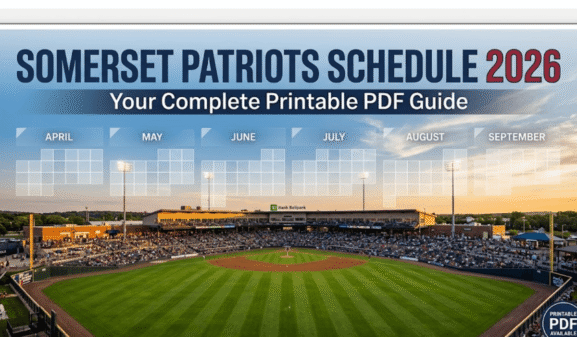 Somerset Patriots Schedule 2026: Printable PDF