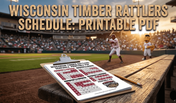 Wisconsin Timber Rattlers 2026 Schedule: Printable PDF