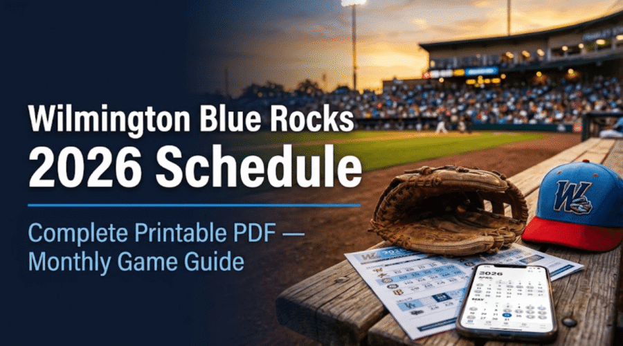 Wilmington Blue Rocks Schedule 2026: Printable PDF