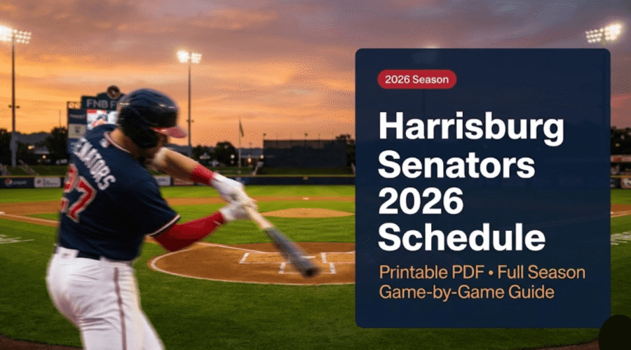 Harrisburg Senators Schedule 2026: Printable PDF