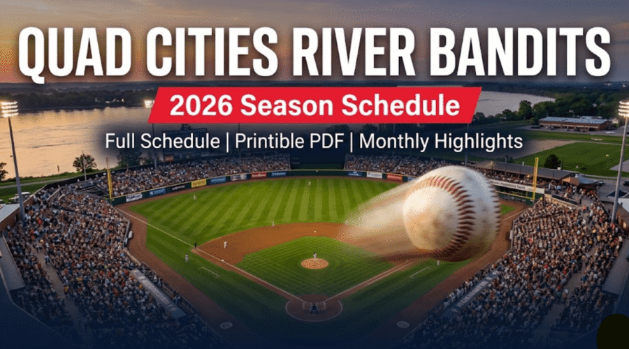 Quad Cities River Bandits Schedule 2026: Printable PDF