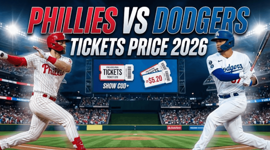 Phillies vs Dodgers Tickets Price 2026
